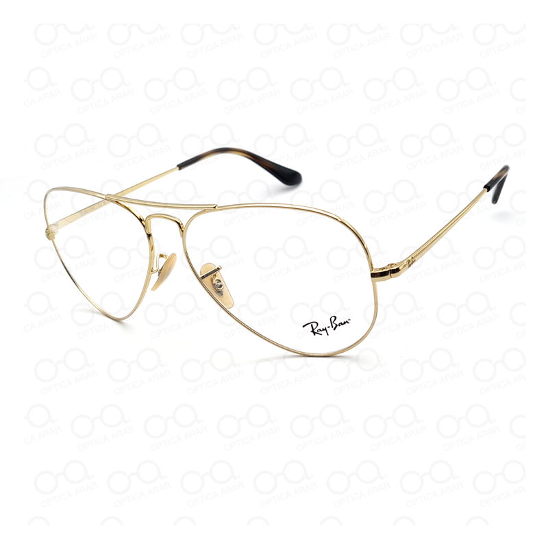 ARMAZÓN DE RECETA RAY-BAN AVIATOR RB6489 *2500 #58